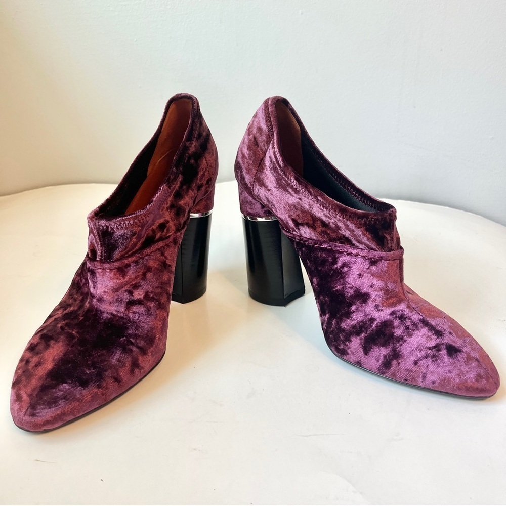 3.1 Phillip Lim Velvet Block Heel Women's Slip On